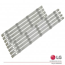 KIT BARRAMENTO LED LG 39LN5400 39LA6200 39LN5700 AGF78400401 AGF80284401 NOVO - ORIGINAL